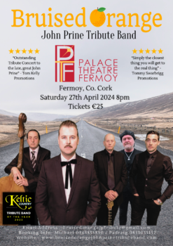 BRUISED ORANGE JOHN PRINE TRIBUTE BAND LIVE AT THE PALACE THEATRE FERMOY