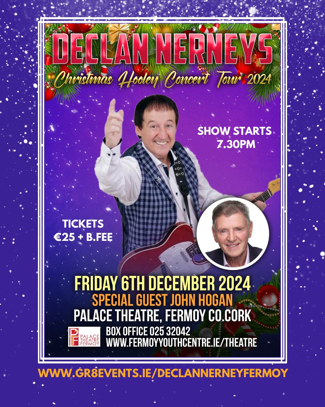 Declan Nerney's Christmas Hooley Concert Tour 2024 at the Palace Theatre Fermoy